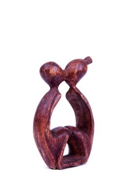 African wooden Art Figurines. clipart