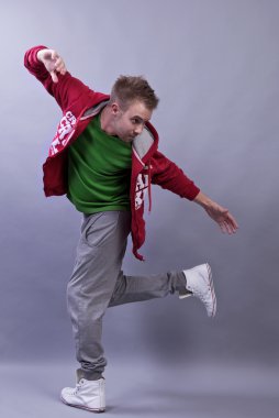 modern stil dansçı Studio arka poz