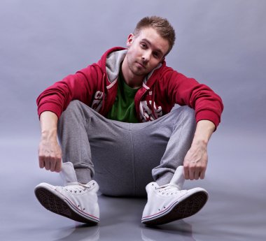 modern stil dansçı Studio arka poz