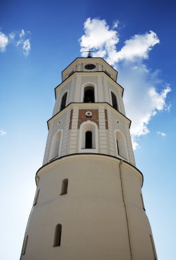 Cathedral Square in Vilnius. Lithuania clipart