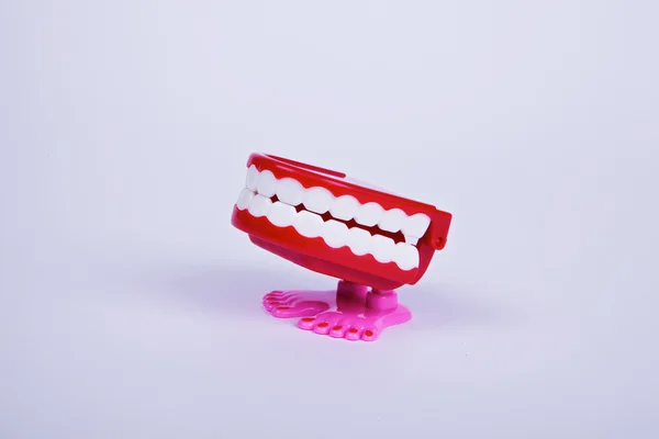 stock image A teeth wind up toy