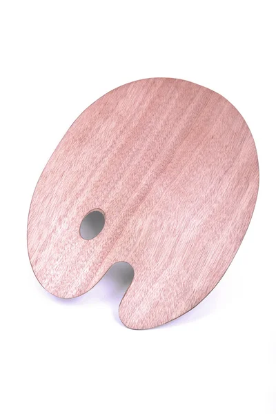 木制艺术调色板 — 图库照片