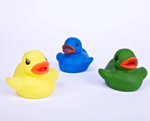 Igrushechnye ducks — Stock Photo, Image