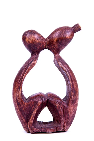 Figuras de arte de madera africana . — Foto de Stock