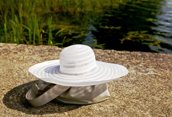 Chapéu tecido isolado — Fotografia de Stock