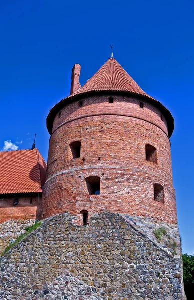 Тракайский замок — стоковое фото
