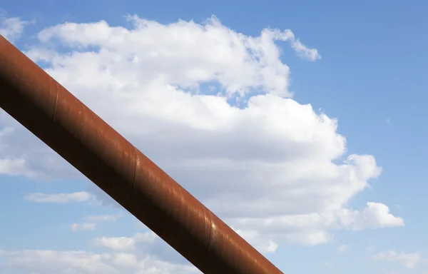 Pipes to sky. Element of design. — Stock Photo, Image