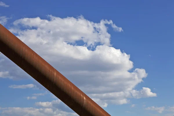 Pipes to sky. Element of design. — Stock Photo, Image