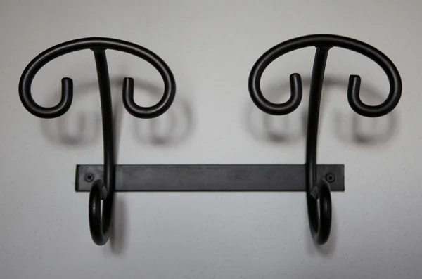 Old fashioned metal hanger — Stock Photo, Image