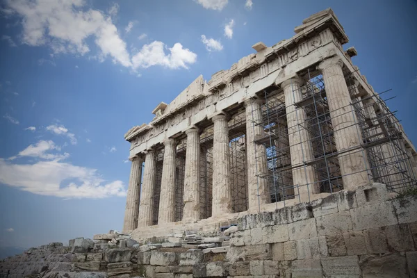 Храм Афины в Акрополе — стоковое фото
