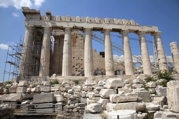 O Templo de Atena na Acrópole — Fotografia de Stock