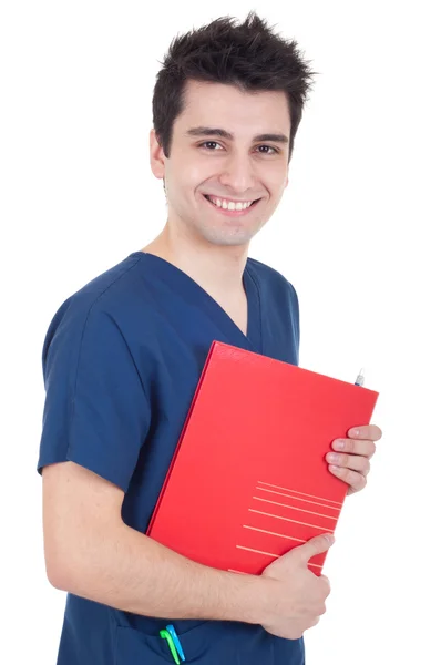 Lekarz gospodarstwa folderu — Zdjęcie stockowe