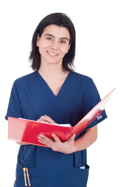 Doctor making a note — Stock Photo, Image