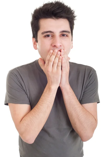 Hombre bostezando — Foto de Stock
