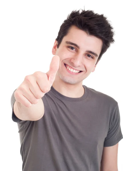 Man showing thumbs up Royalty Free Stock Images