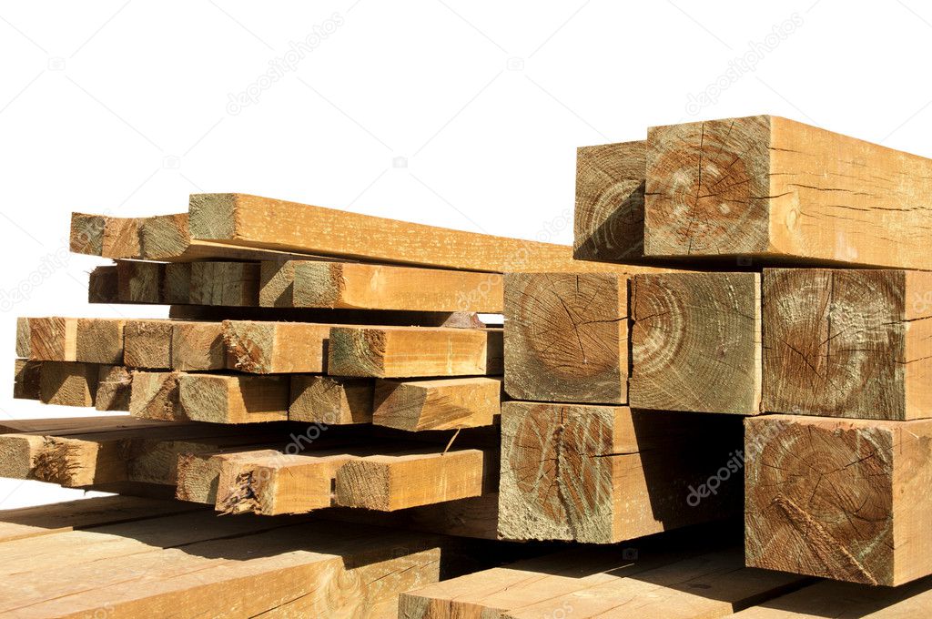 Pine wood logs