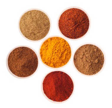 Indian spices clipart