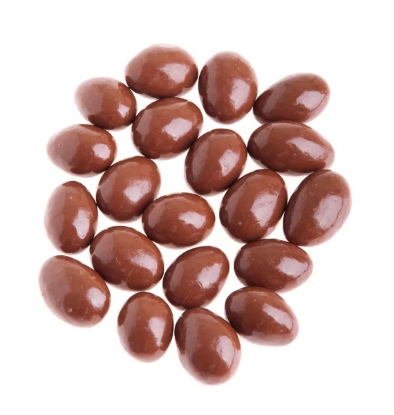 Schokoladenmandeln — Stockfoto