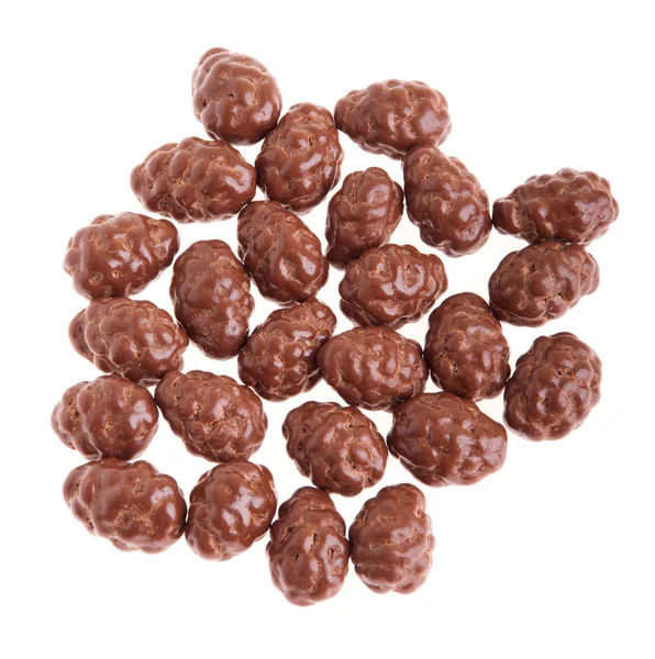 Amêndoas de chocolate — Fotografia de Stock