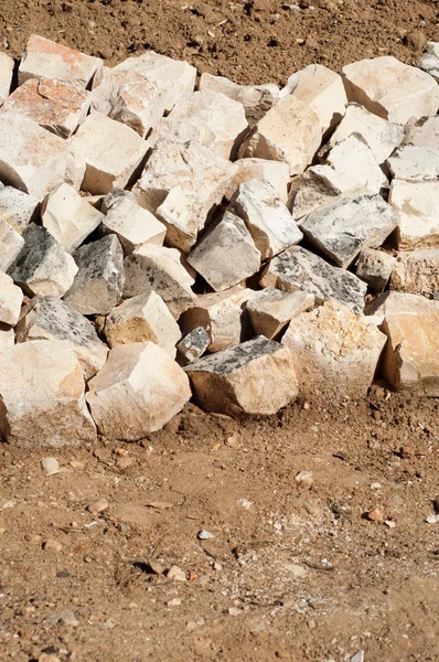 Barricada de pedras — Fotografia de Stock