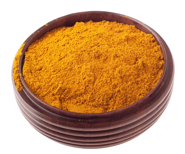 Curry powder on bowl — Stock Photo, Image