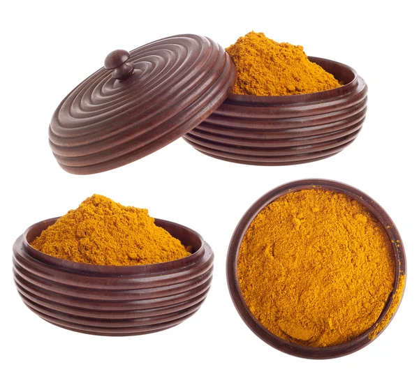 Curry powder on bowl — Stock Photo, Image