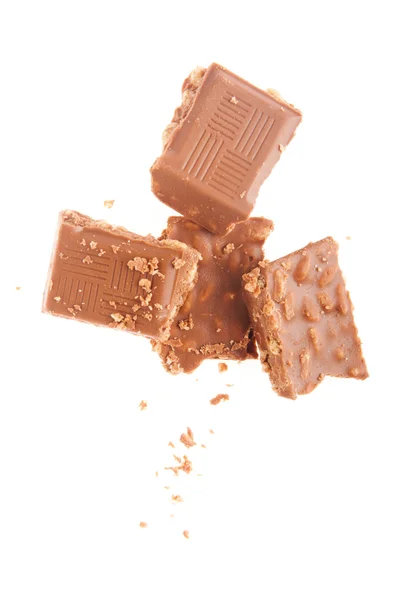 チョコレートの部分を米します。 — ストック写真