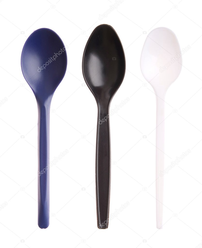 Plastic spoons