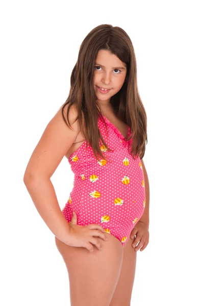 스윙 슈트를 입은 소녀 — 스톡 사진