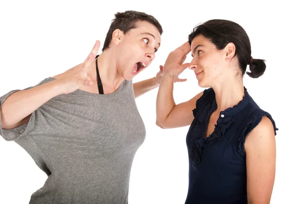 Sisters arguing — Stock Photo, Image