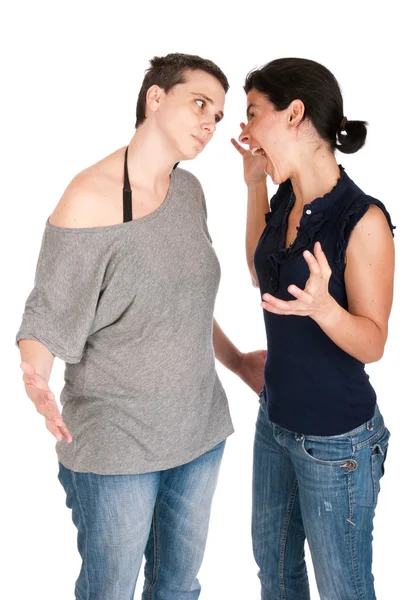Sisters tartışıyor — Stok fotoğraf