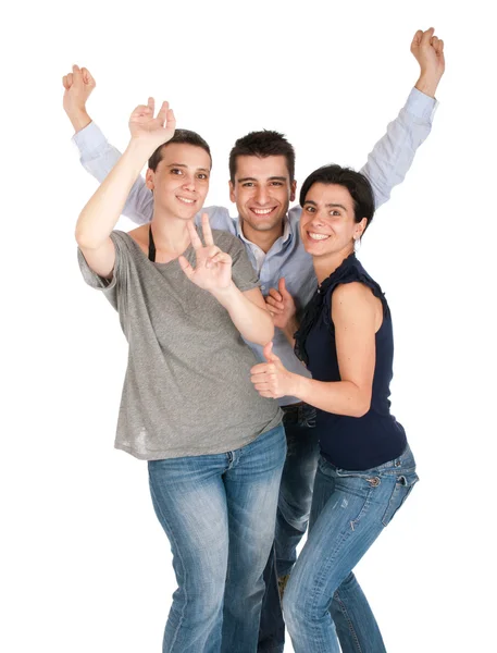 Brother and sisters having fun — Stock Photo, Image