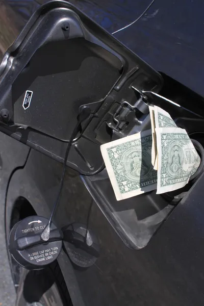 Benzin parası — Stok fotoğraf