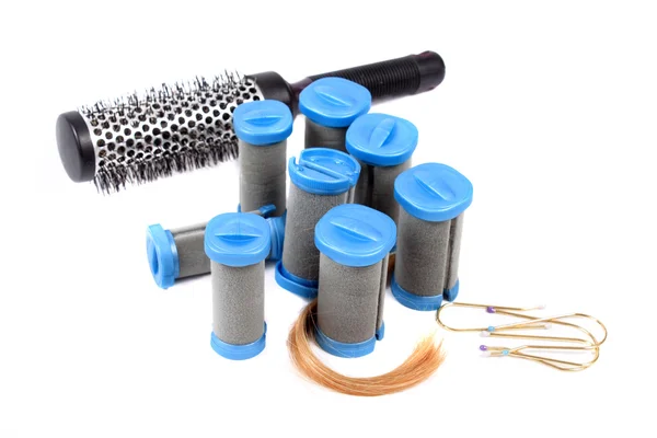 Styling-Tools für lockige Frisuren — Stockfoto