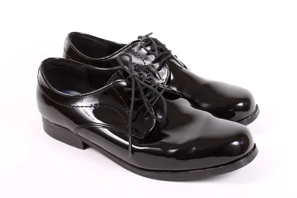 Lesklé Pánská Společenská obuv — Stock fotografie