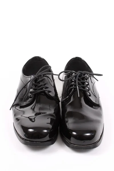Shiny men 's dressy shoes — стоковое фото