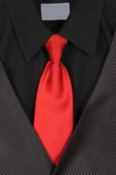 Close-up van pak en stropdas — Stockfoto