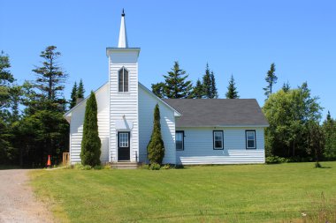 Rural church clipart