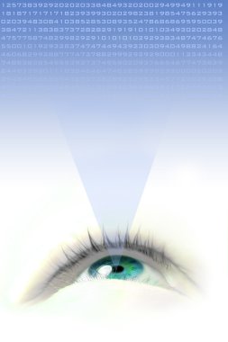 Blue eye clipart