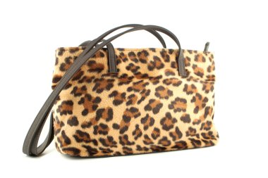 Leopard purse clipart