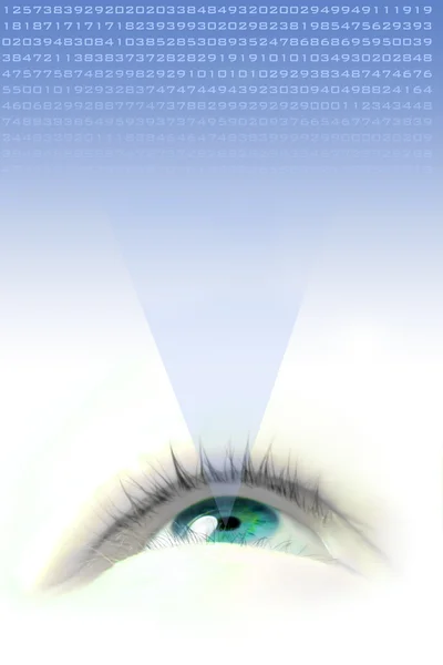 Kék szem — Stock Fotó