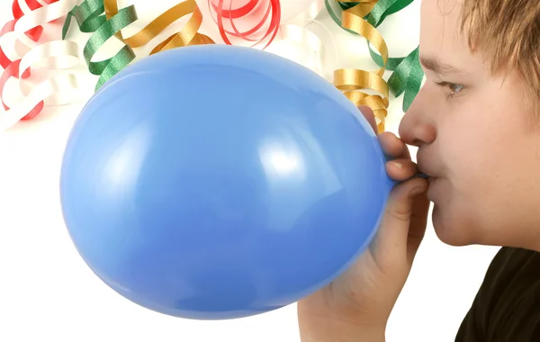 Ballon in die Luft gesprengt — Stockfoto