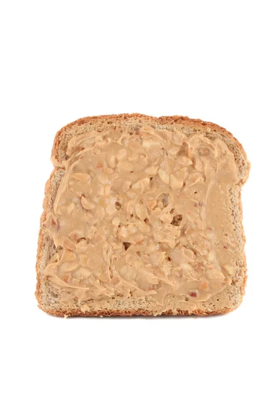 Torrada de manteiga de amendoim — Fotografia de Stock