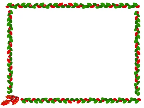 Christmas border — Stock Photo, Image