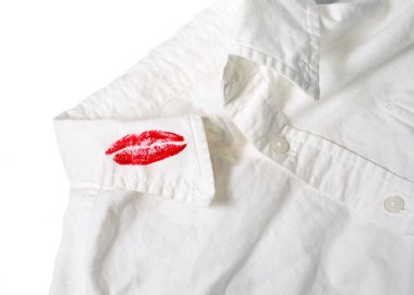 Lipstick on your collar clipart