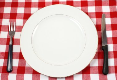 Meal setting clipart