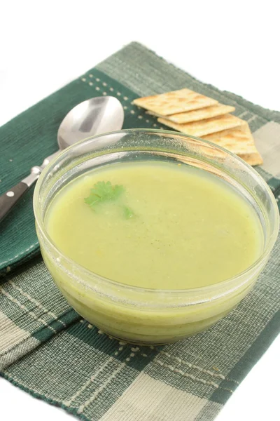 Sopa de brócoli con crema —  Fotos de Stock