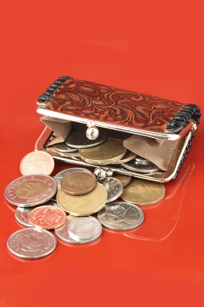 Money change purse — Stock Photo, Image