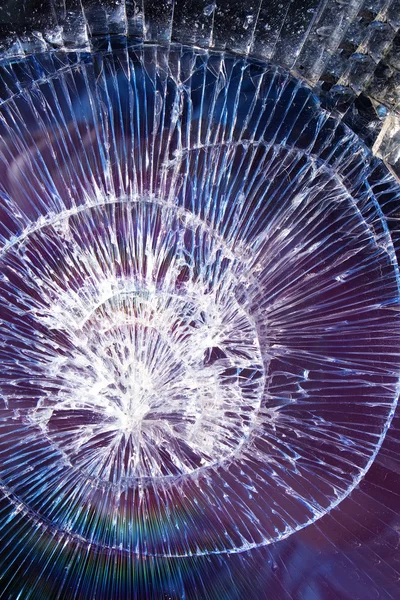 Crepe vetro rotto — Foto Stock