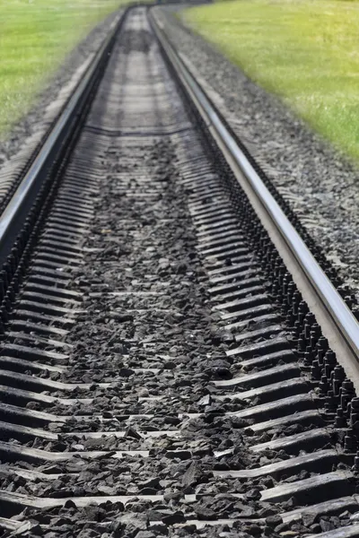 Konkreta järnvägssyllar — Stockfoto